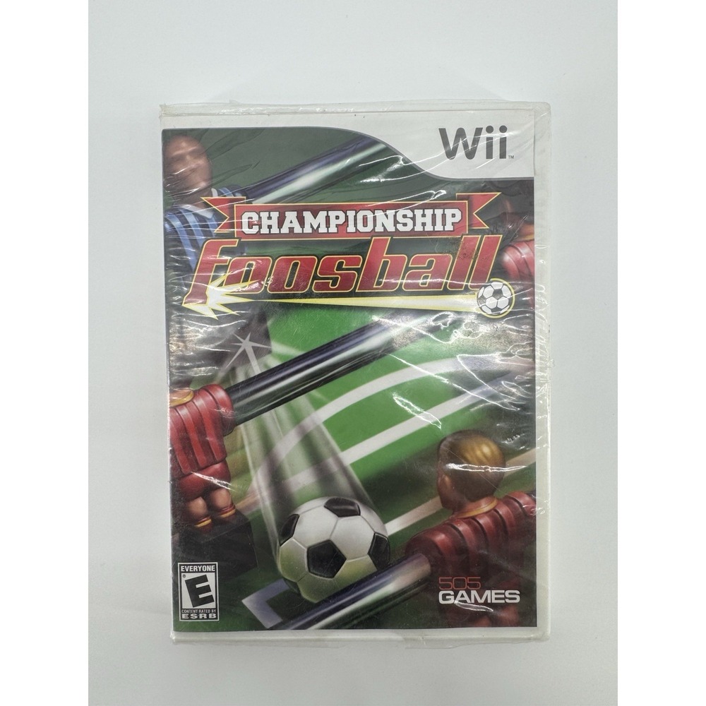 Championship‎ Foosball Nintendo Wii 505 Games Brand New In Box Sealed